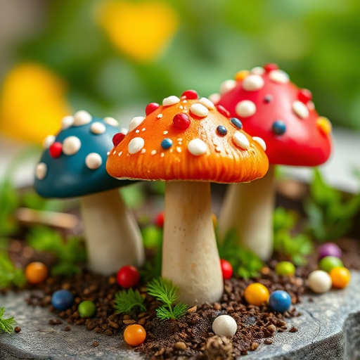 Colorful Magic Mushroom Chocolates