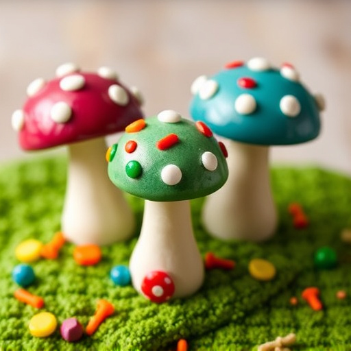 Colorful Magic Mushroom Chocolates