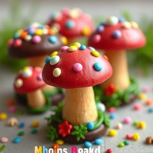 Colorful Magic Mushroom Chocolates