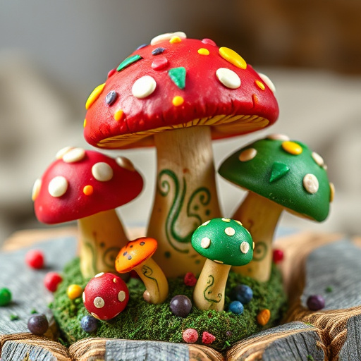 Colorful Magic Mushroom Chocolates