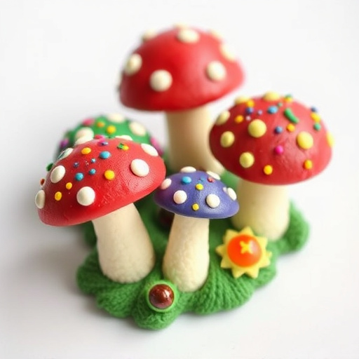 Colorful Magic Mushroom Chocolates