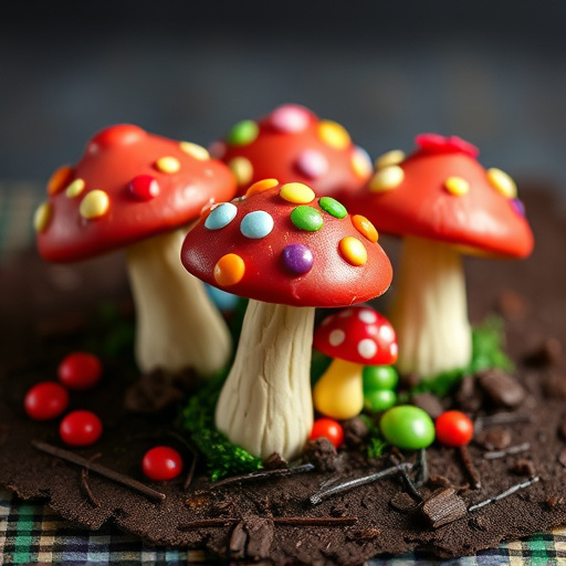 Colorful Magic Mushroom Chocolates