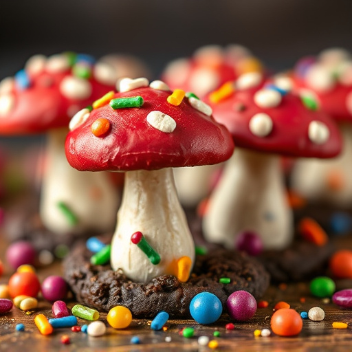 Colorful Magic Mushroom Chocolates