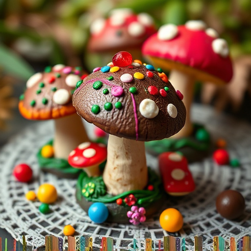 Colorful Magic Mushroom Chocolates