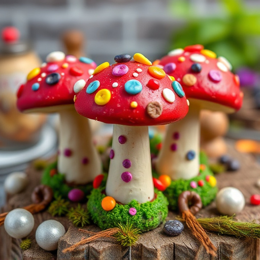 Colorful Magic Mushroom Chocolates