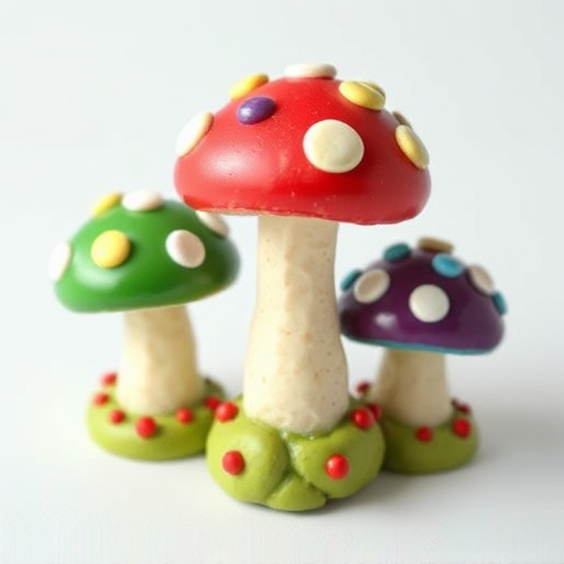 Colorful Magic Mushroom Chocolates