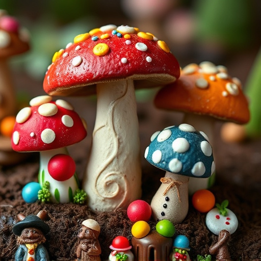 Colorful Magic Mushroom Chocolates