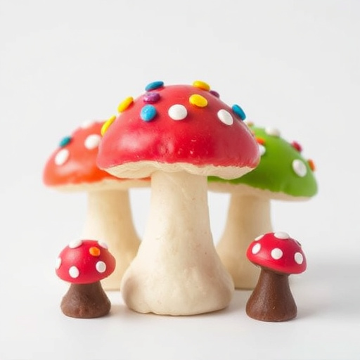 Colorful Magic Mushroom Chocolates