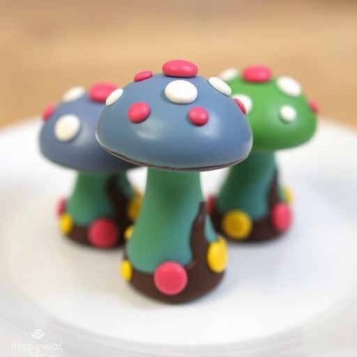 Colorful Magic Mushroom Chocolates