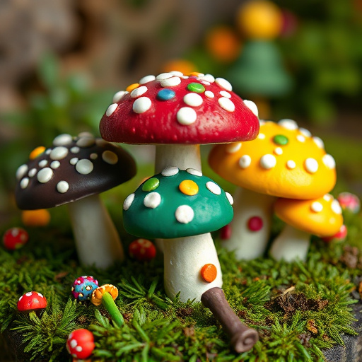 Colorful Magic Mushroom Chocolates