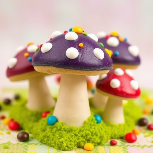 Colorful Magic Mushroom Chocolates