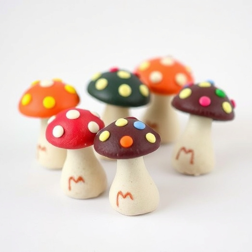 Colorful Magic Mushroom Chocolates