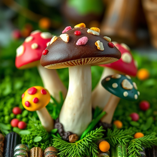 Colorful Magic Mushroom Chocolates