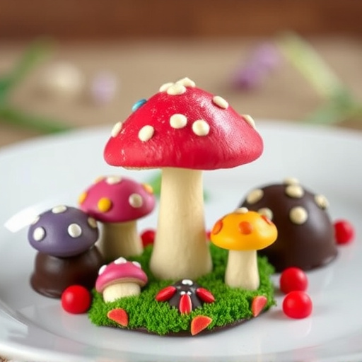 Colorful Magic Mushroom Chocolates