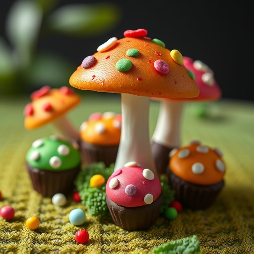 Colorful Magic Mushroom Chocolates