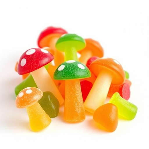 Colorful Magic Mushroom Gummies