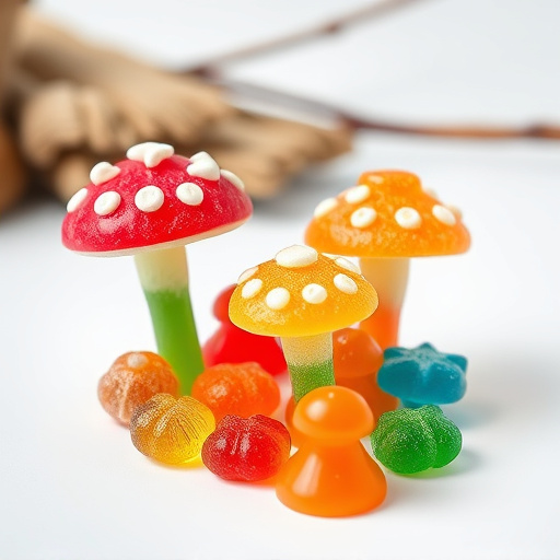Colorful Magic Mushroom Gummies