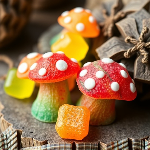 Colorful Magic Mushroom Gummies