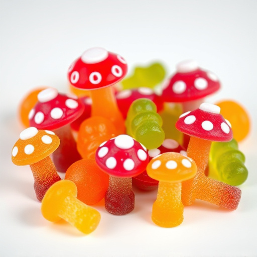 Colorful Magic Mushroom Gummies