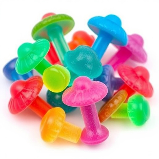 Colorful Magic Mushroom Gummies