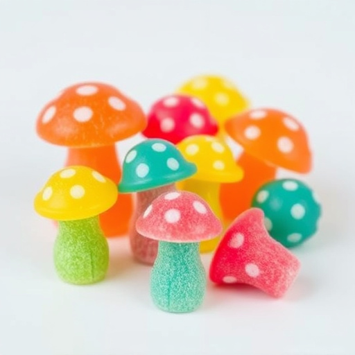 Colorful Magic Mushroom Gummies