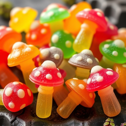 Colorful Magic Mushroom Gummies