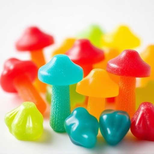 Colorful Magic Mushroom Gummies