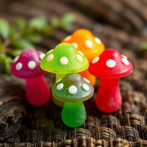 Colorful Magic Mushroom Gummies