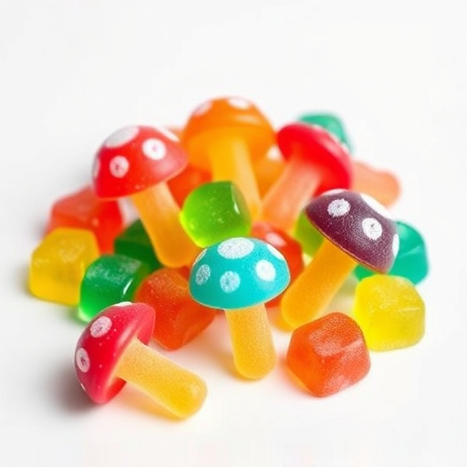 Colorful Magic Mushroom Gummies