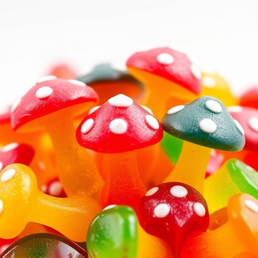 Colorful Magic Mushroom Gummies