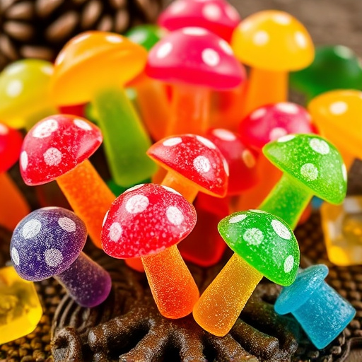Colorful Magic Mushroom Gummies