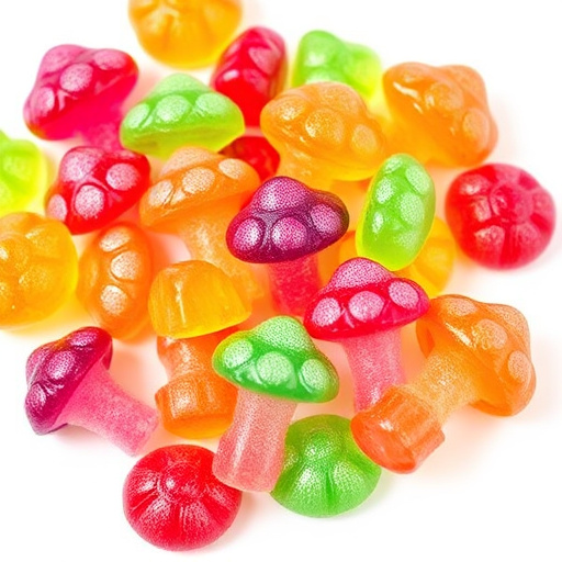 Colorful Magic Mushroom Gummies