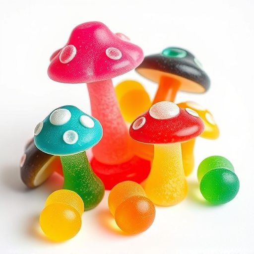 Colorful Magic Mushroom Gummies