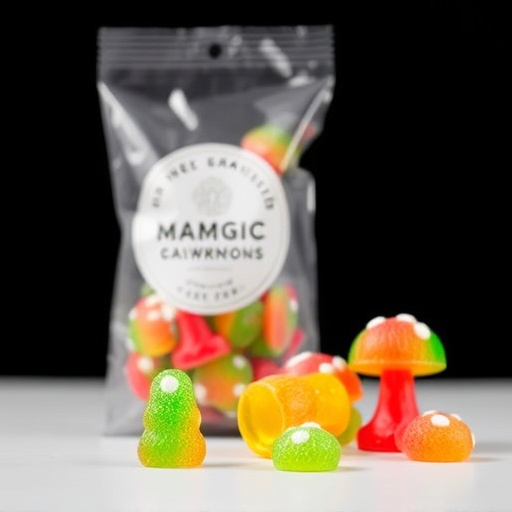 Colorful Magic Mushroom Gummies
