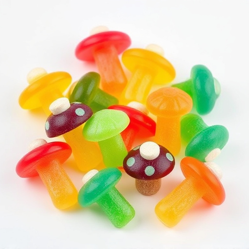 Colorful Magic Mushroom Gummies