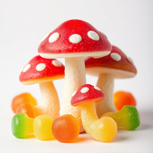 Colorful Magic Mushroom Gummies