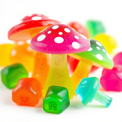 Colorful Magic Mushroom Gummies