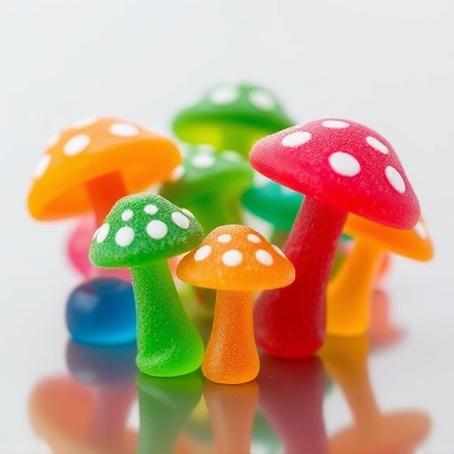 Colorful Magic Mushroom Gummies