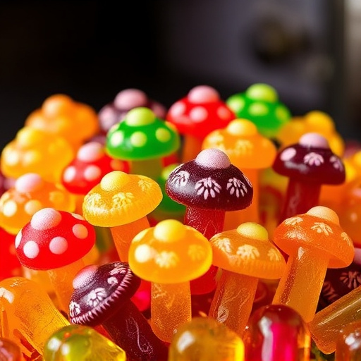 Colorful Magic Mushroom Gummies