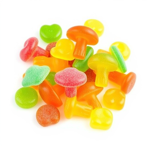 Colorful Magic Mushroom Gummies