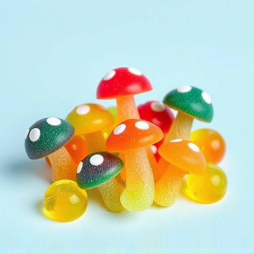 Colorful Magic Mushroom Gummies