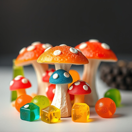 Colorful Magic Mushroom Gummies