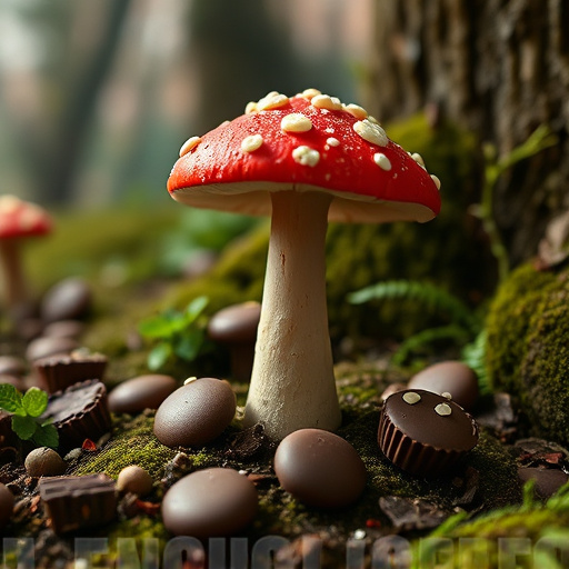 Magic Mushroom Chocolates Lifestyle Scenes