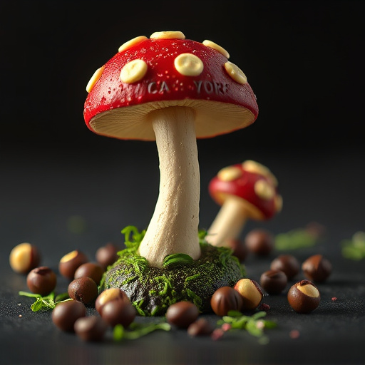 Magic Mushroom Chocolates Packaging Shots
