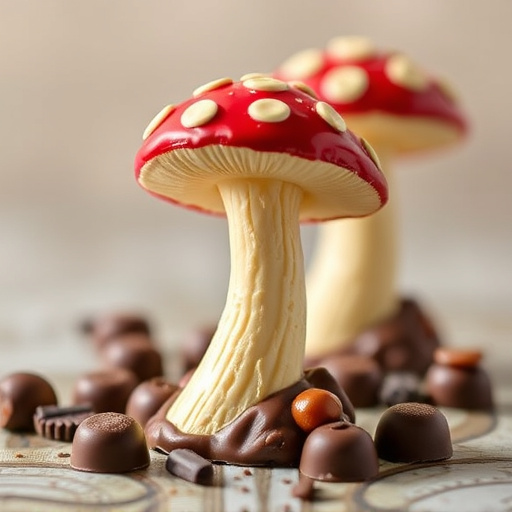 Magic Mushroom Chocolates Packaging Shots