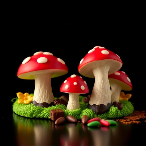 Magic Mushroom Chocolates Packaging Shots
