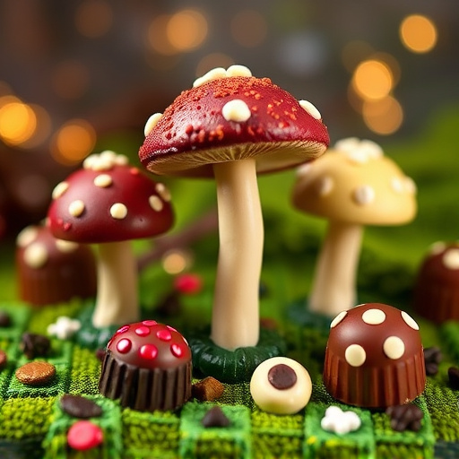 Magic Mushroom Chocolates Packaging Shots