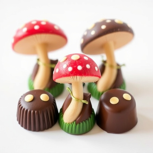 Magic Mushroom Chocolates Packaging Shots