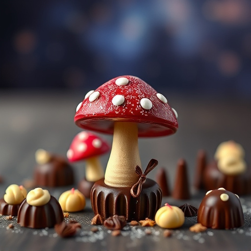 Magic Mushroom Chocolates Packaging Shots