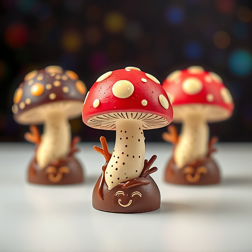 Magic Mushroom Chocolates Packaging Shots
